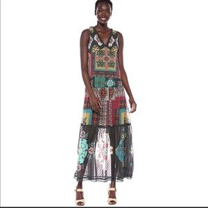 Desigual maxi dress colorful patchwork